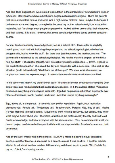 Communication Secrets to Manage Difficult Workplace Situations (ebook)