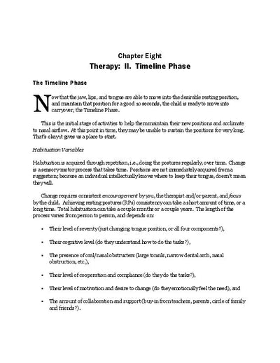 The Key to Carryover: Change Oral Postures