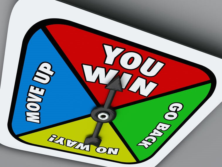 You Win spinner wheel graphic