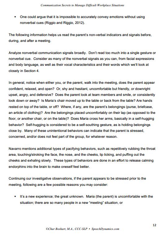 Communication Secrets to Manage Difficult Workplace Situations (ebook)