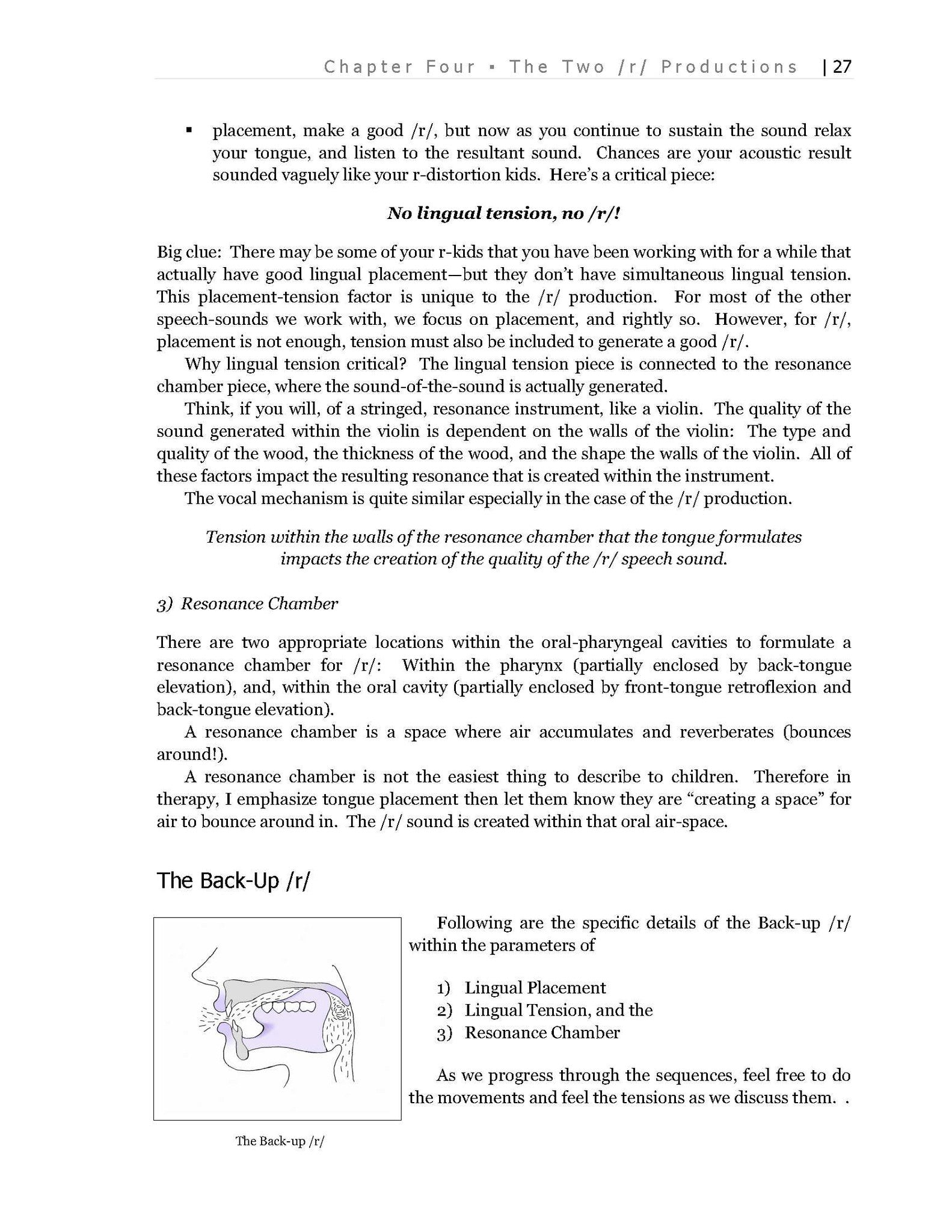 The Easy R Therapy Program