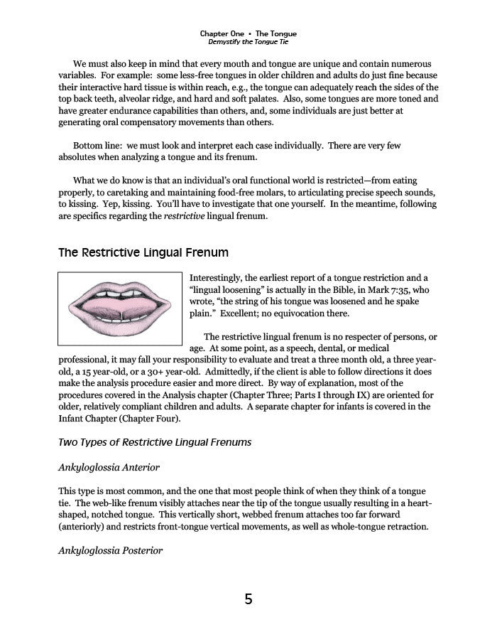 Demystify the Tongue Tie