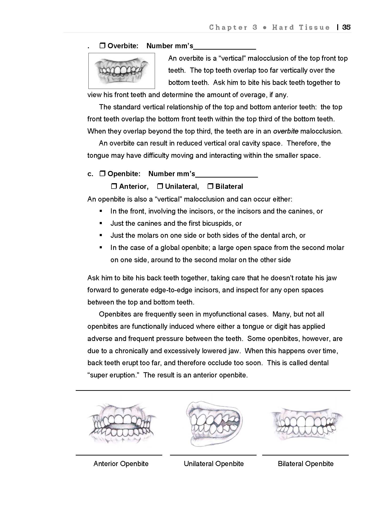 The Myofunctional Evaluation